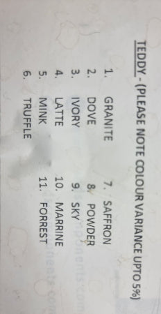 Boucle wing line bed Teddy Fabric - Sam Beds