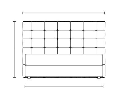 Head Board Height - Sam Beds