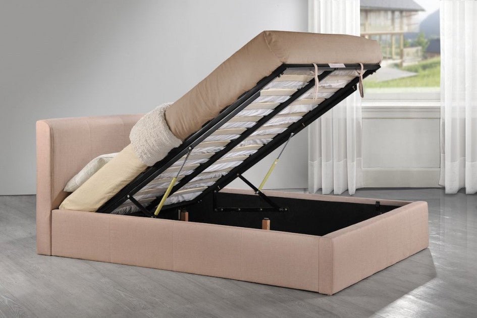 Selena Ottoman Gas Lift Storage Fabric Bed Sam Beds selena-ottoman-gas-lift-storage-fabric-bed-sam-beds