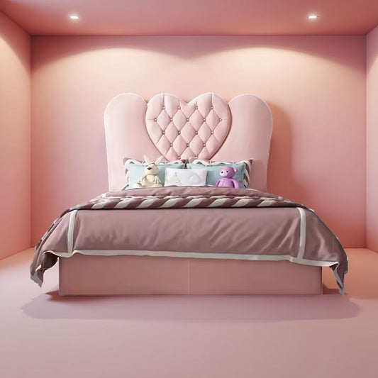 Luxury Heart chesterfield bed