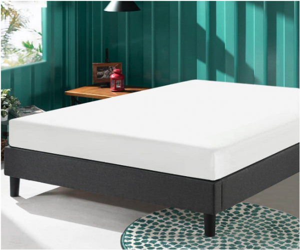 Platform Modern Italian Grey Fabric Bed Frame